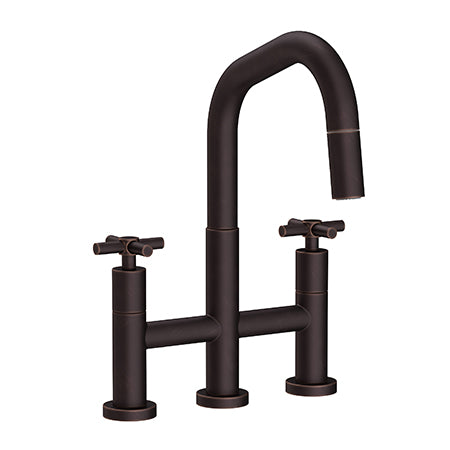 Kitchen Bridge Pull-Down Faucet in Multiple Finishes