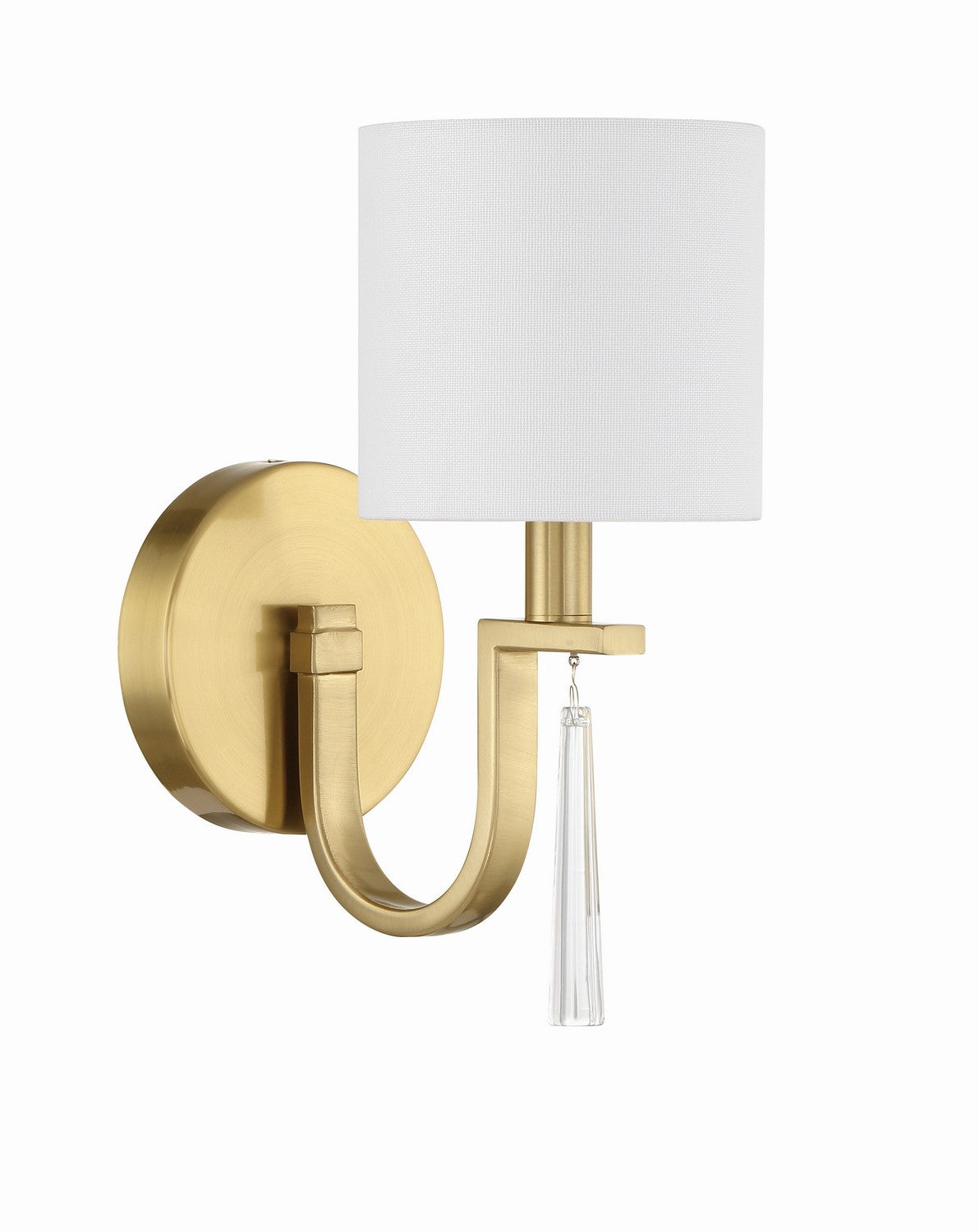 Craftmade - 58261-SB - Fortuna One Light Wall Sconce in Satin Brass Finish - Fortuna