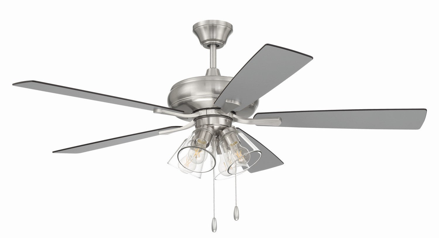 Craftmade - ECF104 - Eos Clear 4 Light 52"Ceiling Fan in Mulltiple Finishes - Economy Clear 4 Light