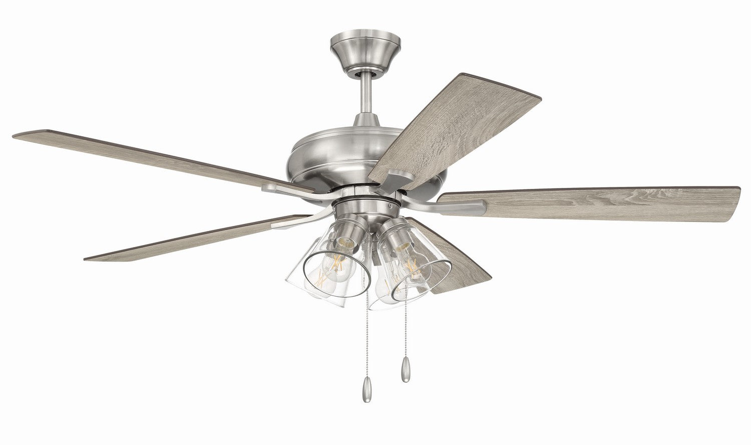 Craftmade - ECF104 - Eos Clear 4 Light 52"Ceiling Fan in Mulltiple Finishes - Eos Clear 4 Light