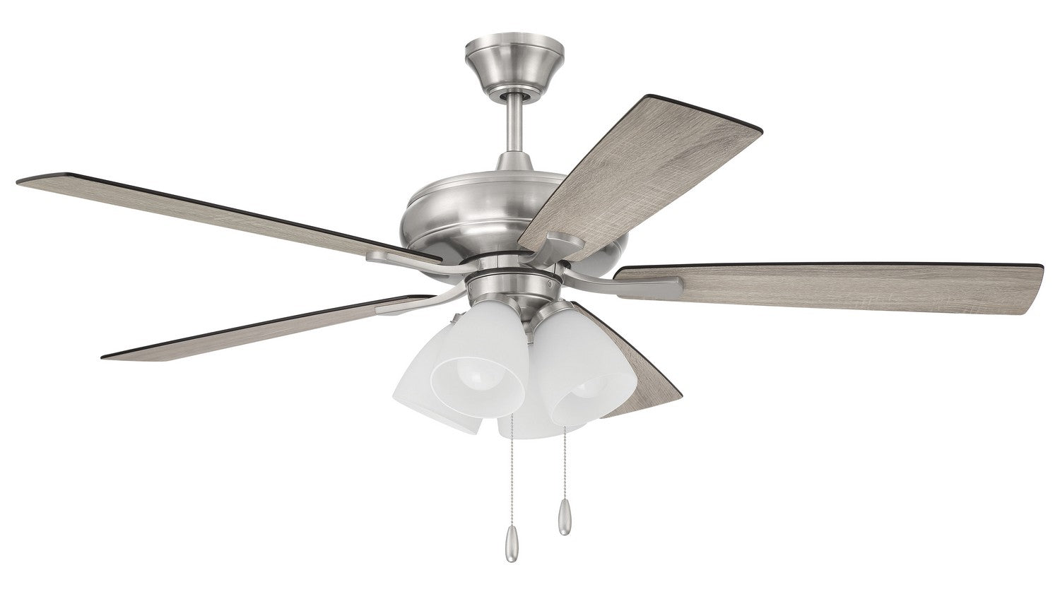 Craftmade - ECF114 - Eos Frost 4 Light 52"Ceiling Fan in Mulltiple Finishes - Eos Frost 4 Light