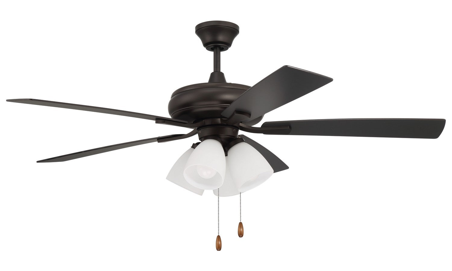 Craftmade - ECF114 - Eos Frost 4 Light 52"Ceiling Fan in Mulltiple Finishes - Eos Frost 4 Light