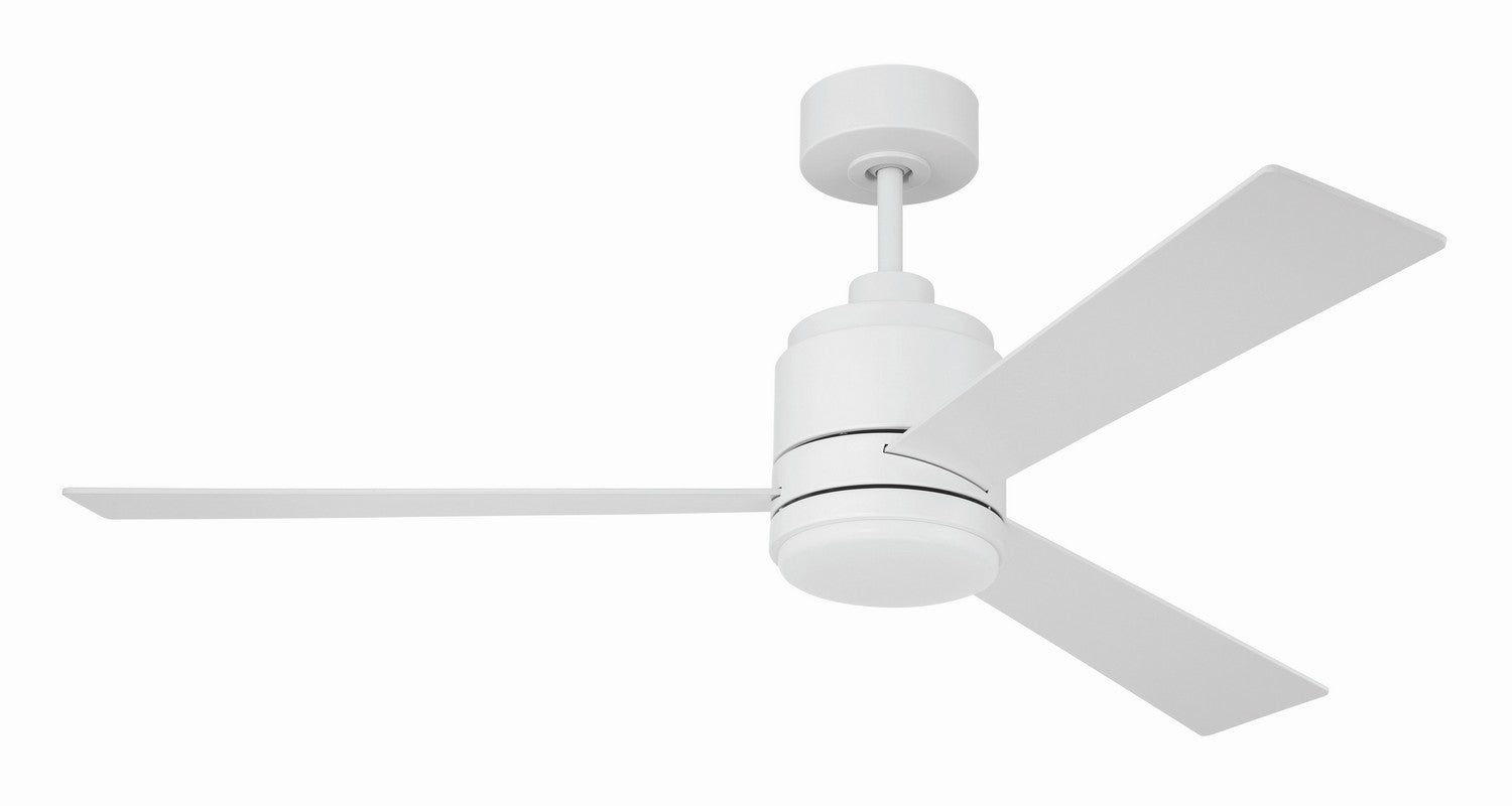 Craftmade - MCY52W3 - McCoy 3 Blade 52"Ceiling Fan in White w/White Blades Finish - McCoy 3 Blade