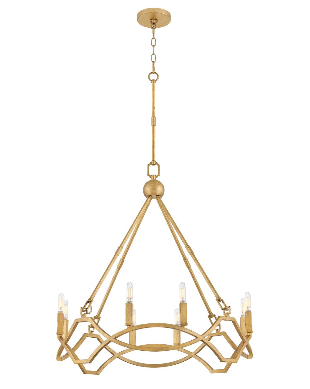 Hinkley - 45784DA - LED Chandelier - Leona - Distressed Brass