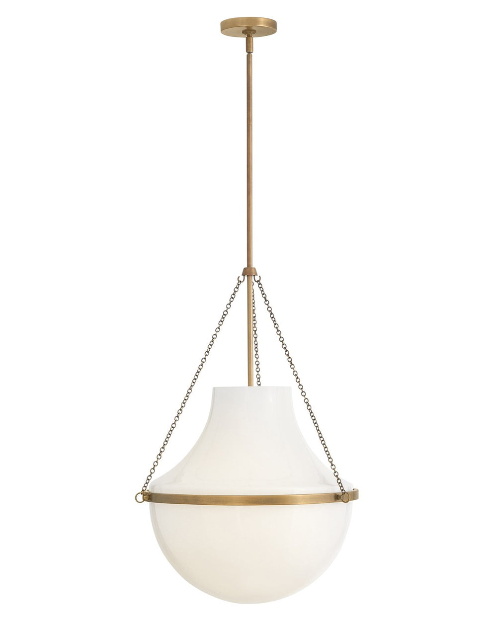 Hinkley - 46894HB - LED Pendant - Collins - Heritage Brass