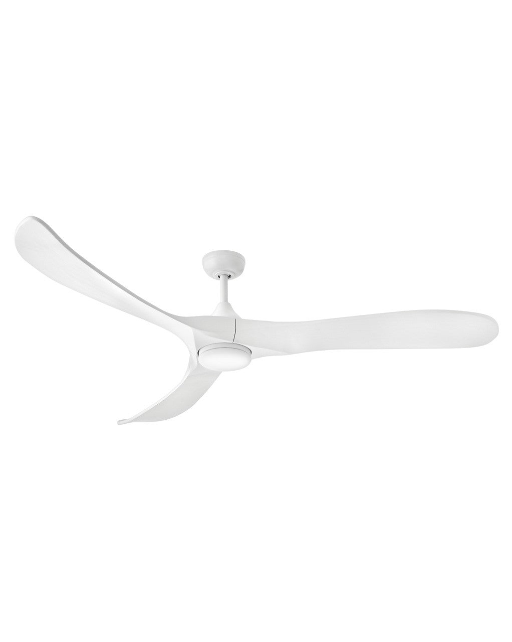 Hinkley - 903872FWW-LDD - 72" LED Smart Fan - Swell Illuminated - Matte White