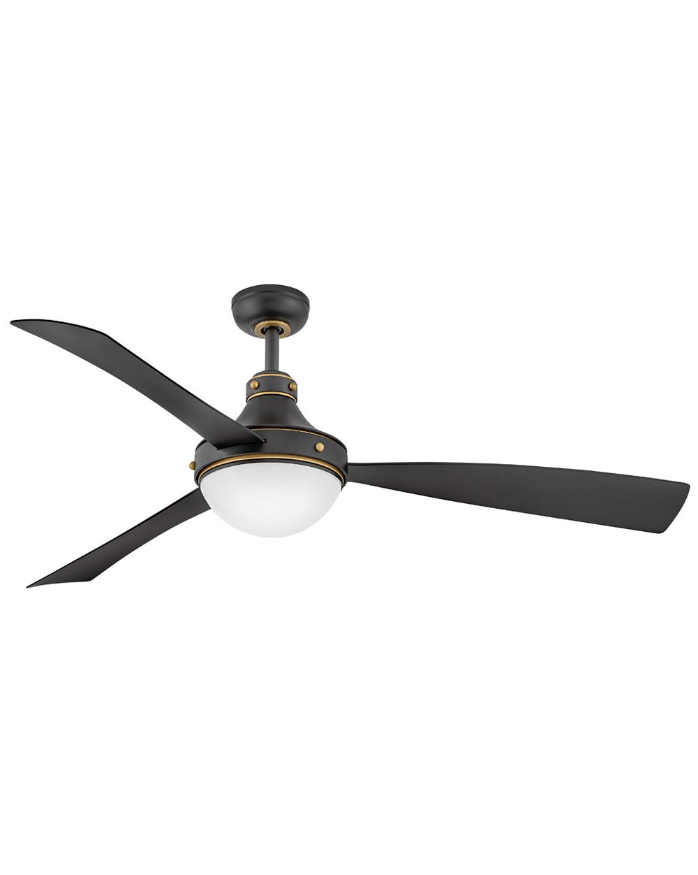 Hinkley - 905962FMB-LWD - 62" LED Smart Fan - Oliver - Matte Black