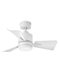 Hinkley - 906030FMW-LDA - 30" LED Fan - Atom - Matte White