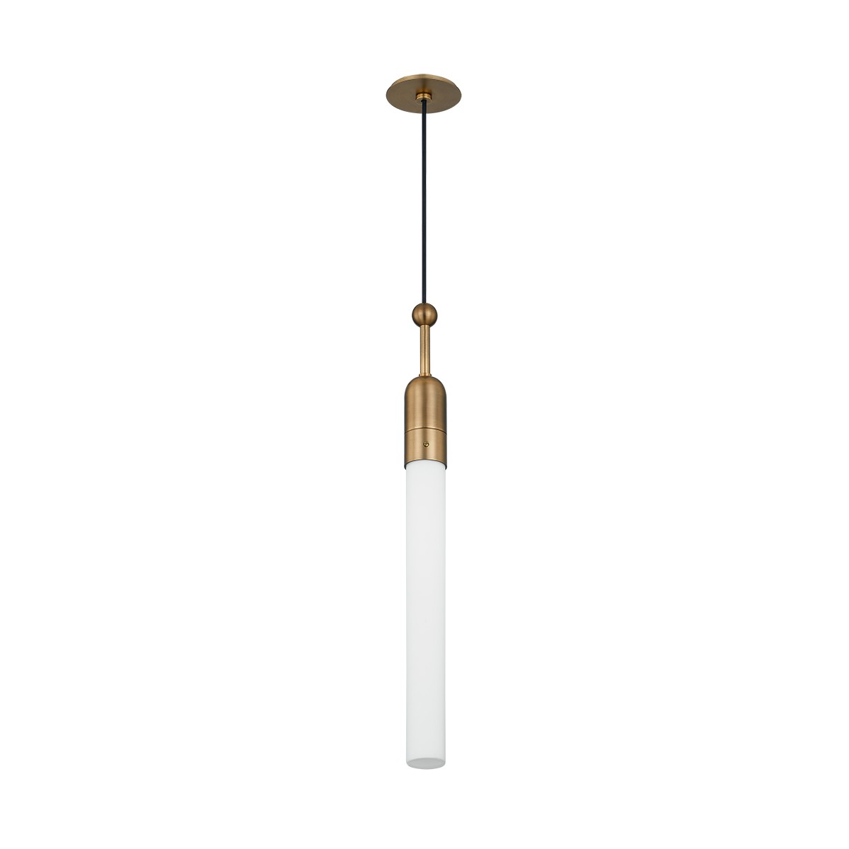 Troy Lighting - F1405-PBR - One Light Pendant - Darby - Patina Brass