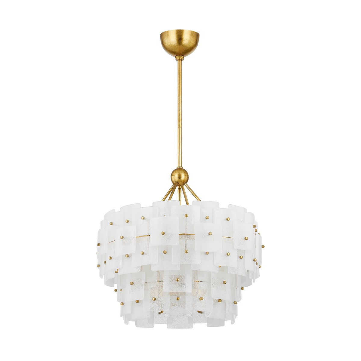 Troy Lighting - F2124-VGL - Six Light Chandelier - Jacik - Vintage Gold Leaf