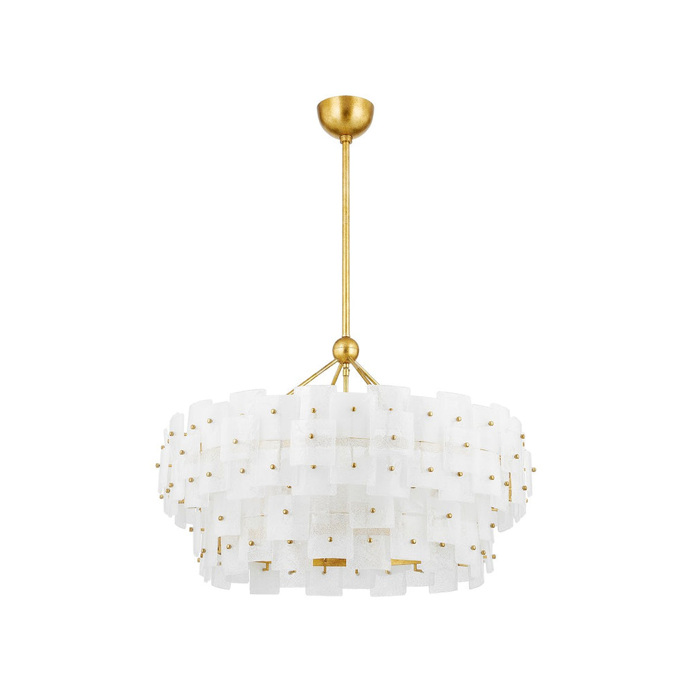 Troy Lighting - F2136-VGL - Eight Light Chandelier - Jacik - Vintage Gold Leaf