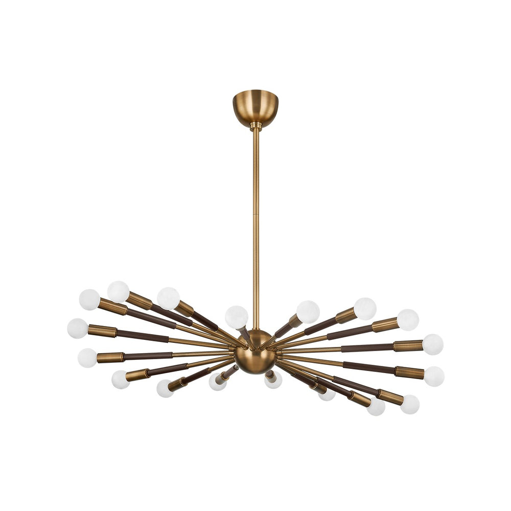 Troy Lighting - F3036-PBR/BRZ - 18 Light Chandelier - Obie - Patina Brass/Bronze