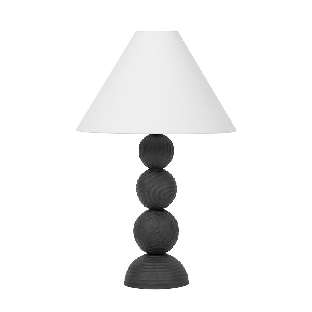 Troy Lighting - PTL1530-FOR/CBF - One Light Table Lamp - Miela - Forged Iron/Ceramic Black Motif