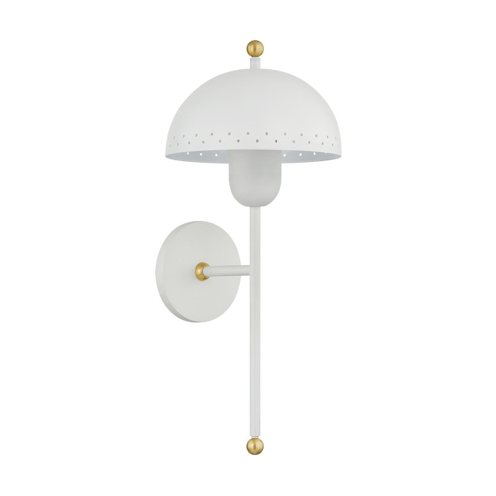 Mitzi - H885101-AGB/SWH - One Light Wall Sconce - Jojo - Aged Brass/Soft White