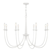 Savoy House - 1-1202-8-83 - Eight Light Chandelier - Stonecrest - Bisque White