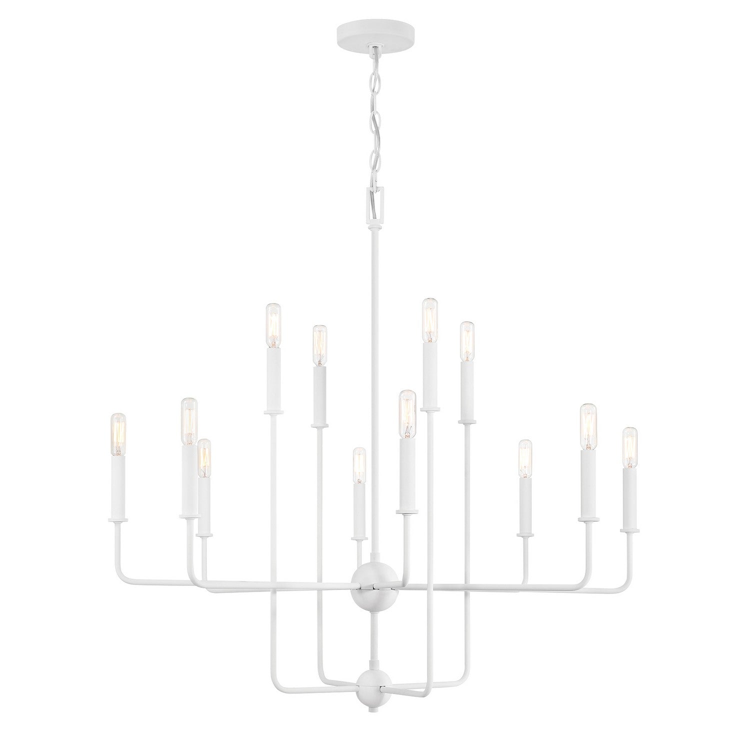 Savoy House - 1-4046-12-83 - 12 Light Chandelier - Avondale - Bisque White