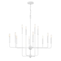 Savoy House - 1-4046-12-83 - 12 Light Chandelier - Avondale - Bisque White