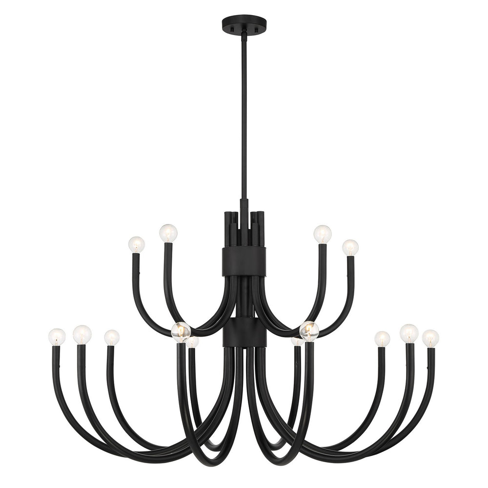 Savoy House - 1-6682-15-89 - 15 Light Chandelier - Sorrento - Matte Black