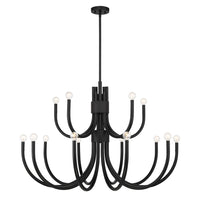 Savoy House - 1-6682-15-89 - 15 Light Chandelier - Sorrento - Matte Black