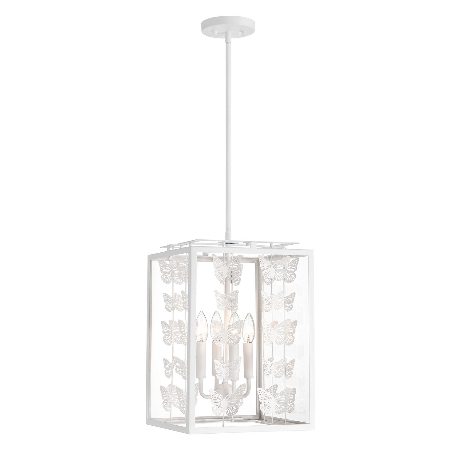 Savoy House - 3-4197-4-83 - Four Light Pendant - Birch - Bisque White