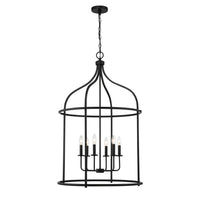 Savoy House - 3-7388-6-89 - Six Light Pendant - Brookstone - Matte Black