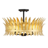 Savoy House - 6-7900-4-261 - Four Light Semi-Flush Mount - Ensley - True Gold