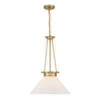 Savoy House - 7-1011-1-322 - One Light Pendant - Myers - Warm Brass