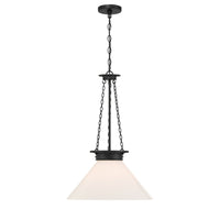 Savoy House - 7-1011-1-89 - One Light Pendant - Myers - Matte Black