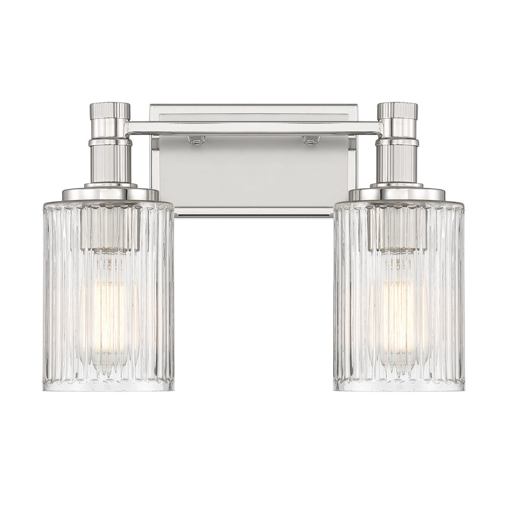 Savoy House - 8-1102-2-146 - Two Light Bathroom Vanity - Concord - Silver and Polished Nickel