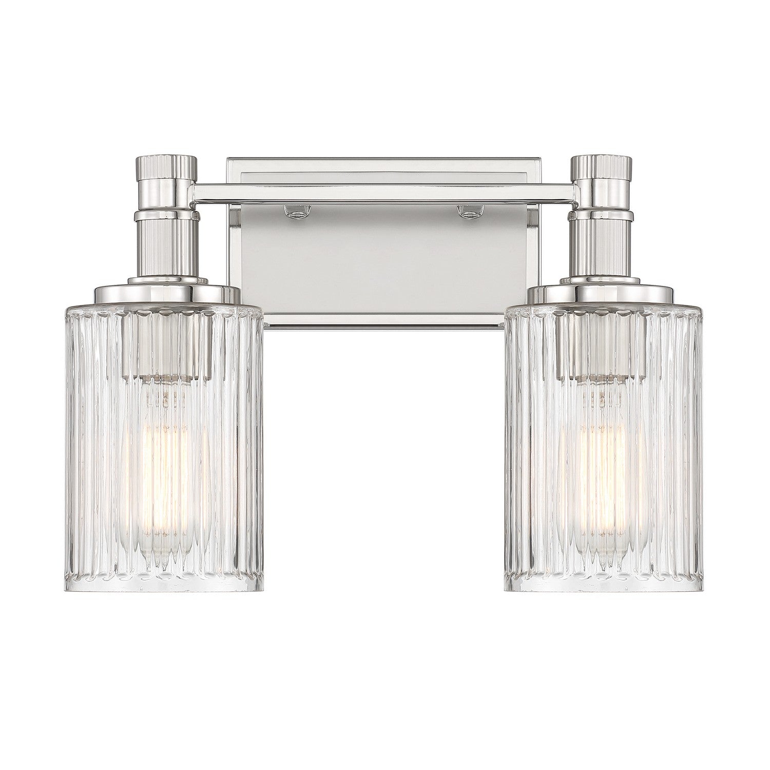 Savoy House - 8-1102-2-146 - Two Light Bathroom Vanity - Concord - Silver and Polished Nickel