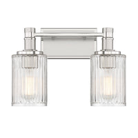 Savoy House - 8-1102-2-146 - Two Light Bathroom Vanity - Concord - Silver and Polished Nickel