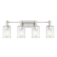 Savoy House - 8-1102-4-146 - Four Light Bathroom Vanity - Concord - Silver and Polished Nickel