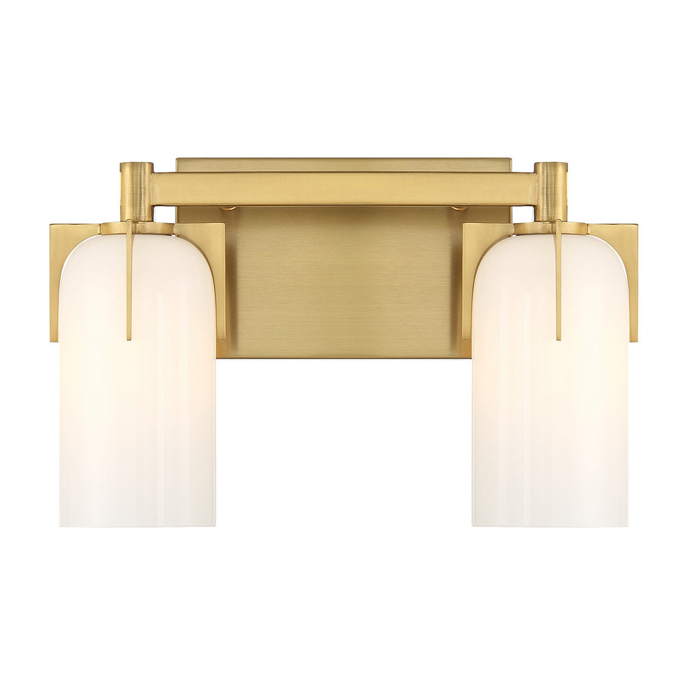 Savoy House - 8-4128-2-322 - Two Light Bathroom Vanity - Caldwell - Warm Brass