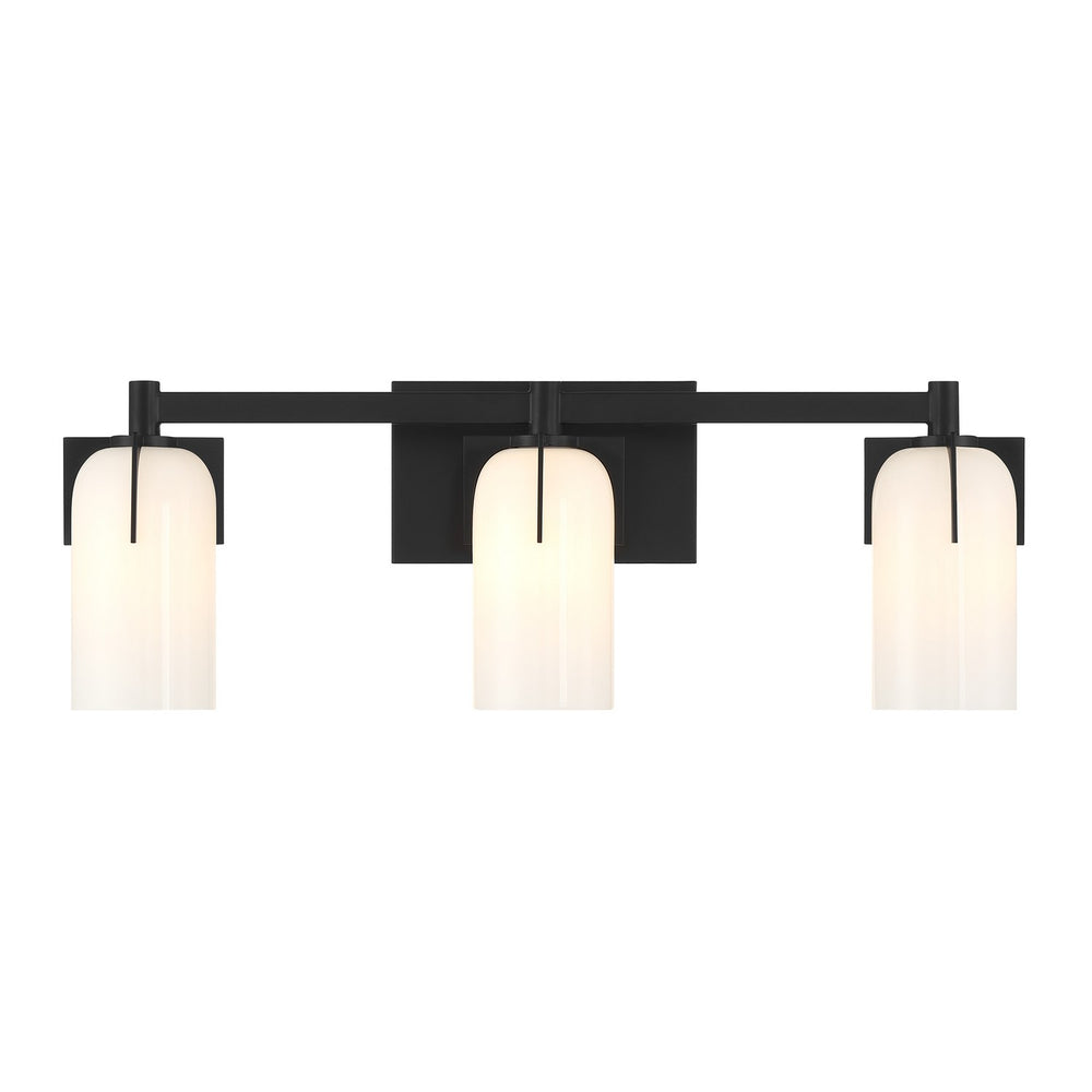 Savoy House - 8-4128-3-BK - Three Light Bathroom Vanity - Caldwell - Matte Black