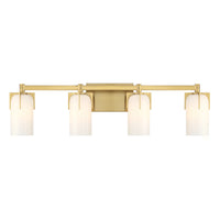 Savoy House - 8-4128-4-322 - Four Light Bathroom Vanity - Caldwell - Warm Brass