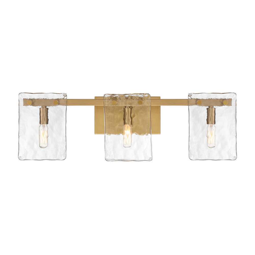 Savoy House - 8-8204-3-322 - Three Light Bathroom Vanity - Genry - Warm Brass