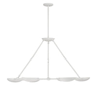 George Kovacs - P1316-792 - Six Light Chandelier - Undertas - Piastra White