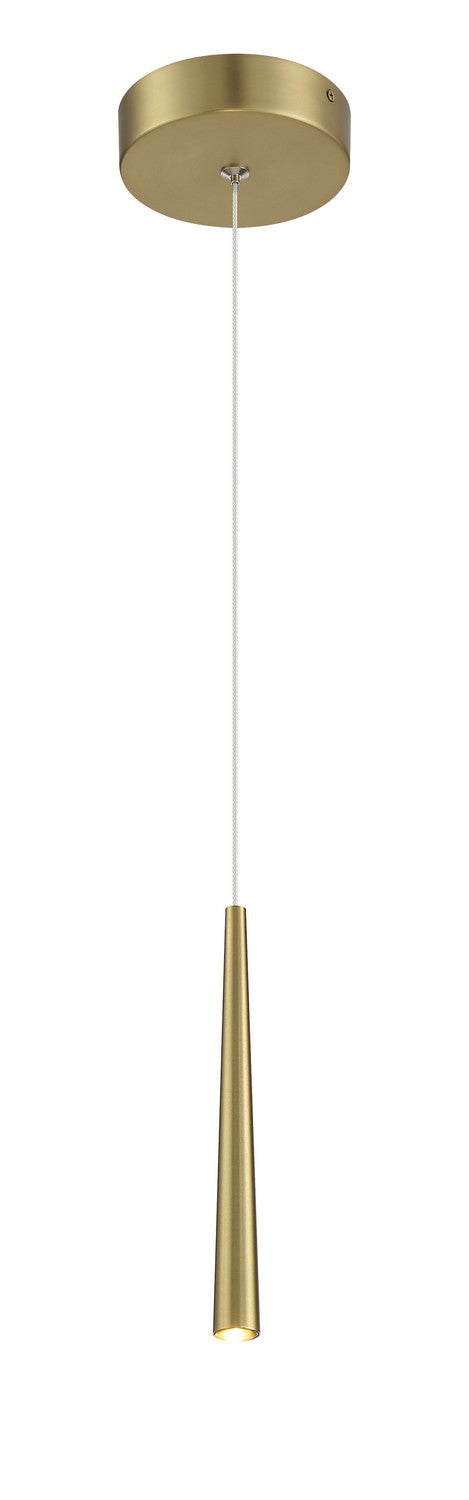 George Kovacs - P1458-695-L - LED Mini Pendant - Stretch - Soft Rass