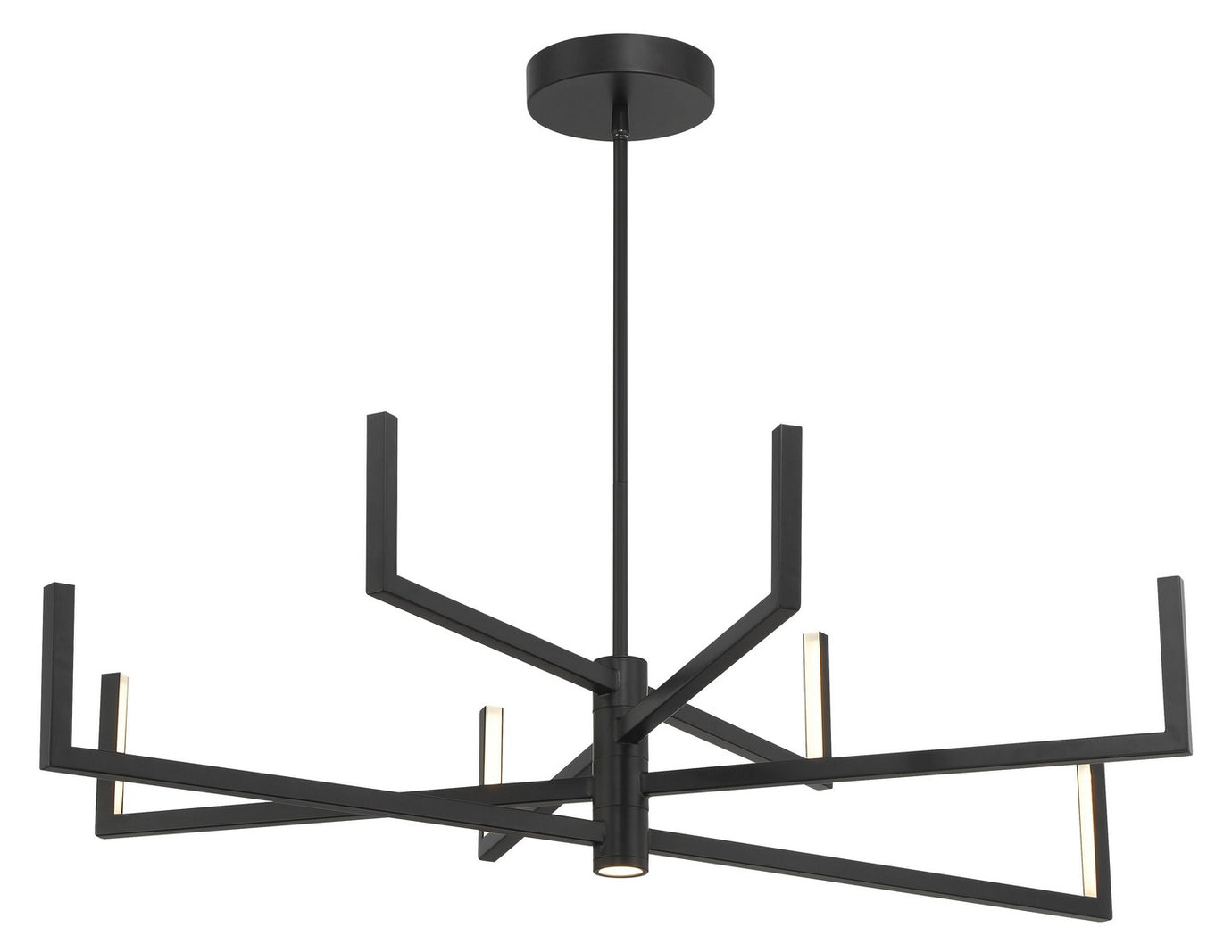 George Kovacs - P1478-66A-L - LED Chandelier - Articular - Coal