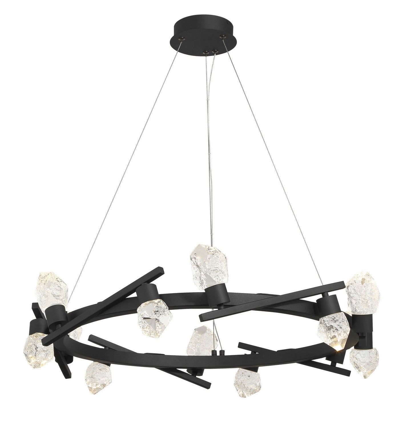 George Kovacs - P1537-066-L - LED Chandelier - Kosmyc - Sand Coal