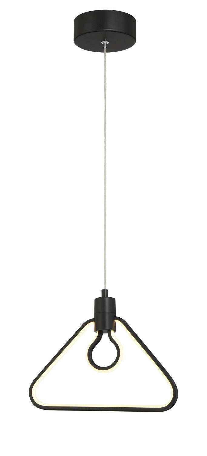 George Kovacs - P1905-66A-L - LED Pendant - Edison'S Outline - Coal