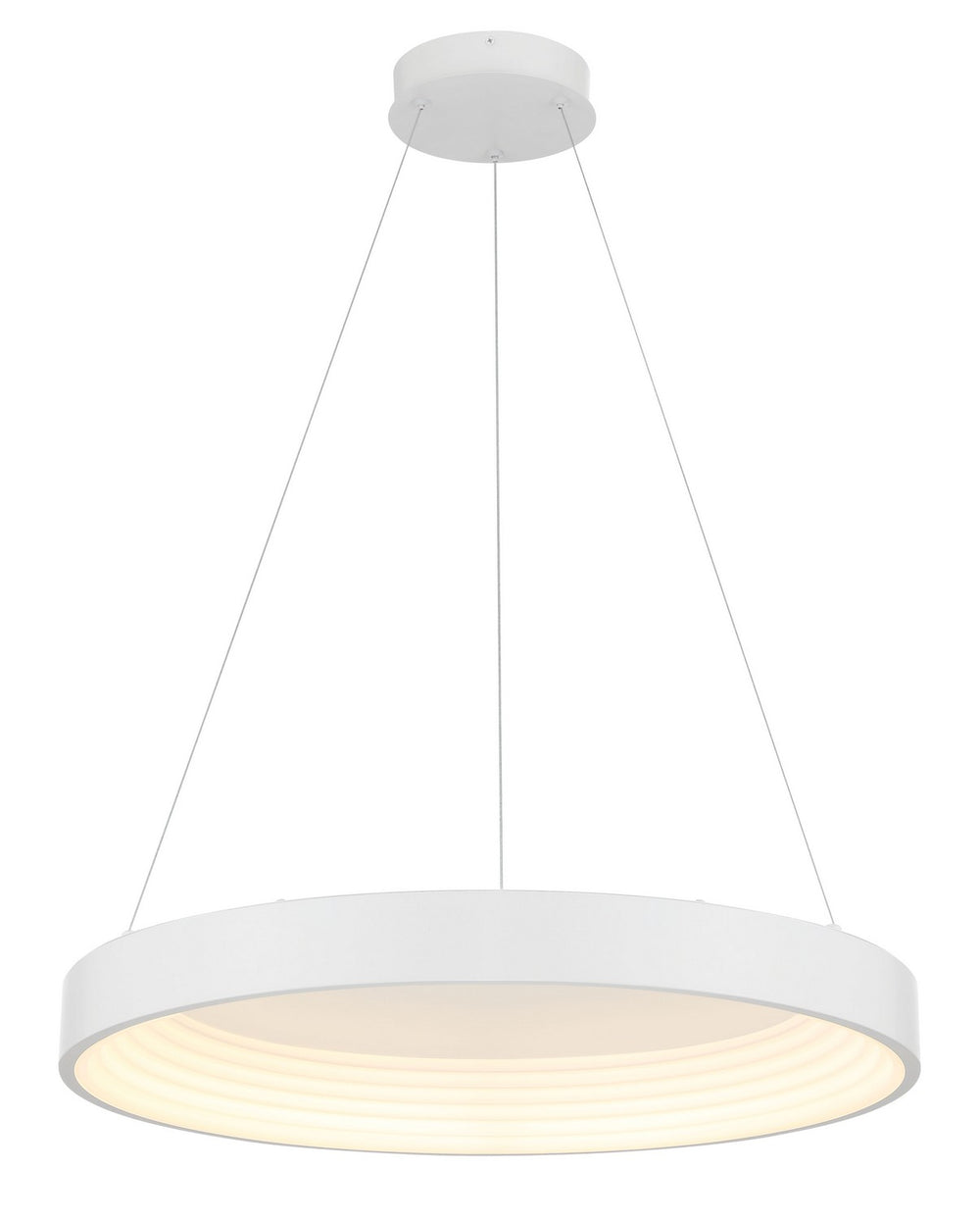 George Kovacs - P5555-44B-L - LED Pendant - Conc - Matte White