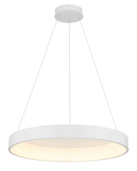 George Kovacs - P5555-44B-L - LED Pendant - Conc - Matte White