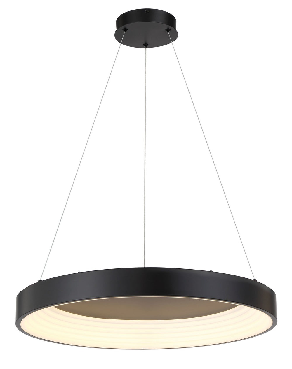 George Kovacs - P5555-66A-L - LED Pendant - Conc - Coal