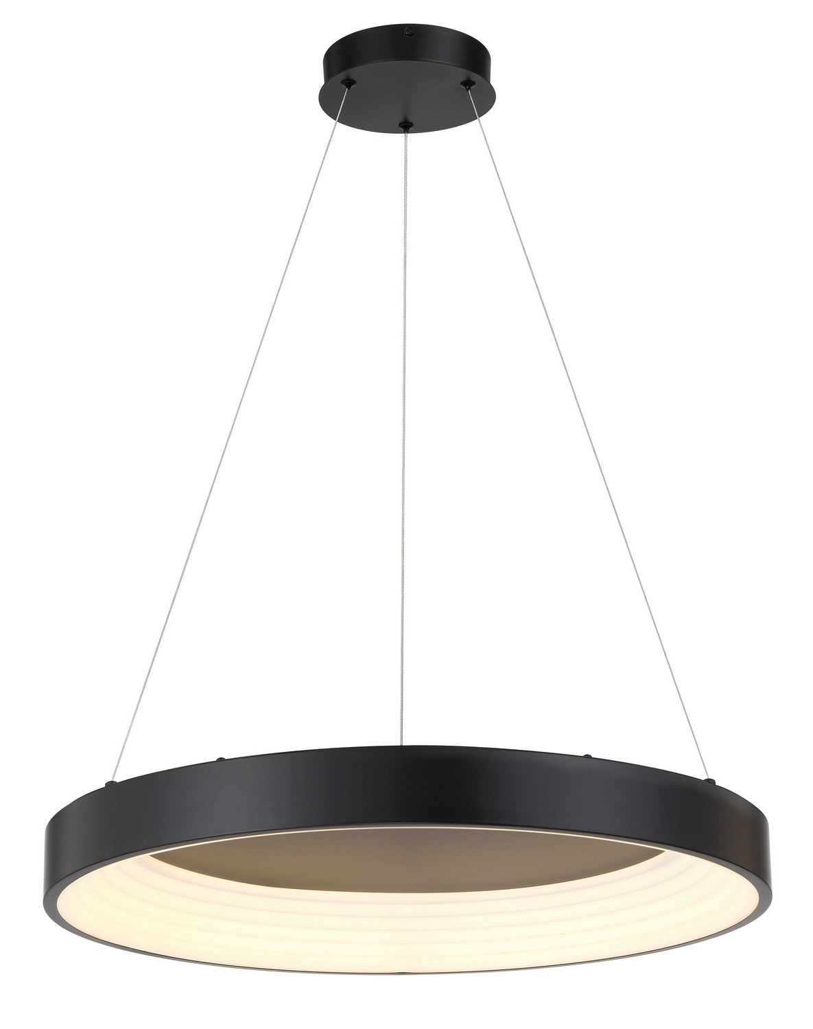 George Kovacs - P5555-66A-L - LED Pendant - Conc - Coal