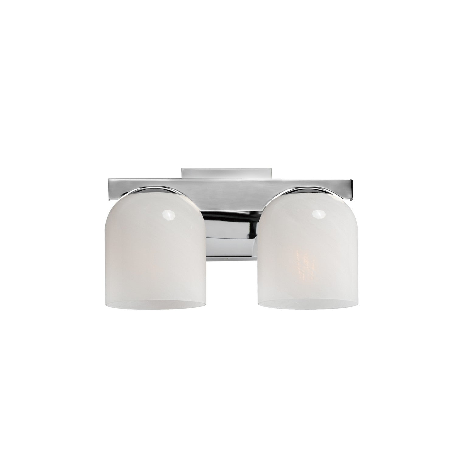 Scoop Two Light Bath Vanity in Multiple Finishes