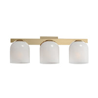Scoop Three Light Bath Vanity in Multiple Finishes - Maison&Co.