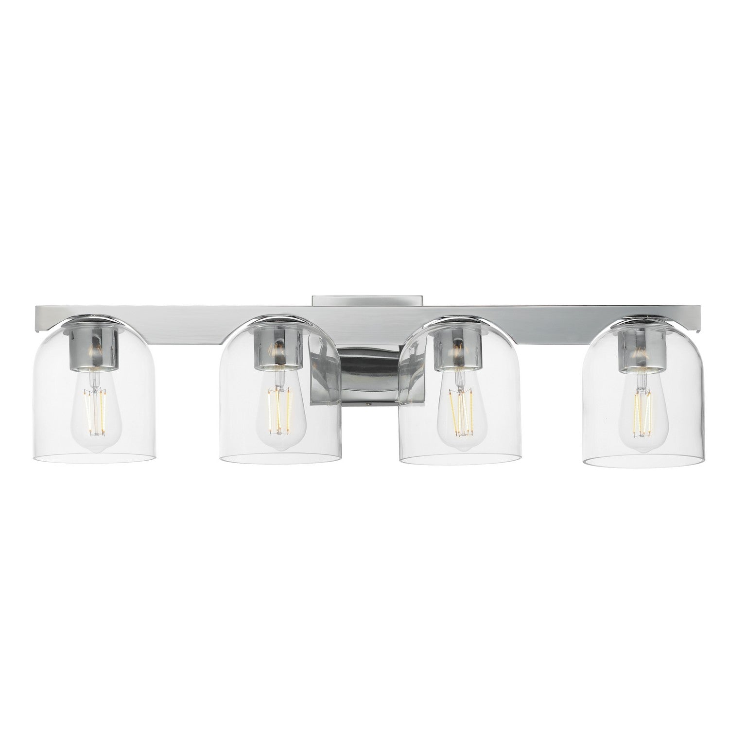 Scoop Four Light Bath Vanity in Multiple Finishes