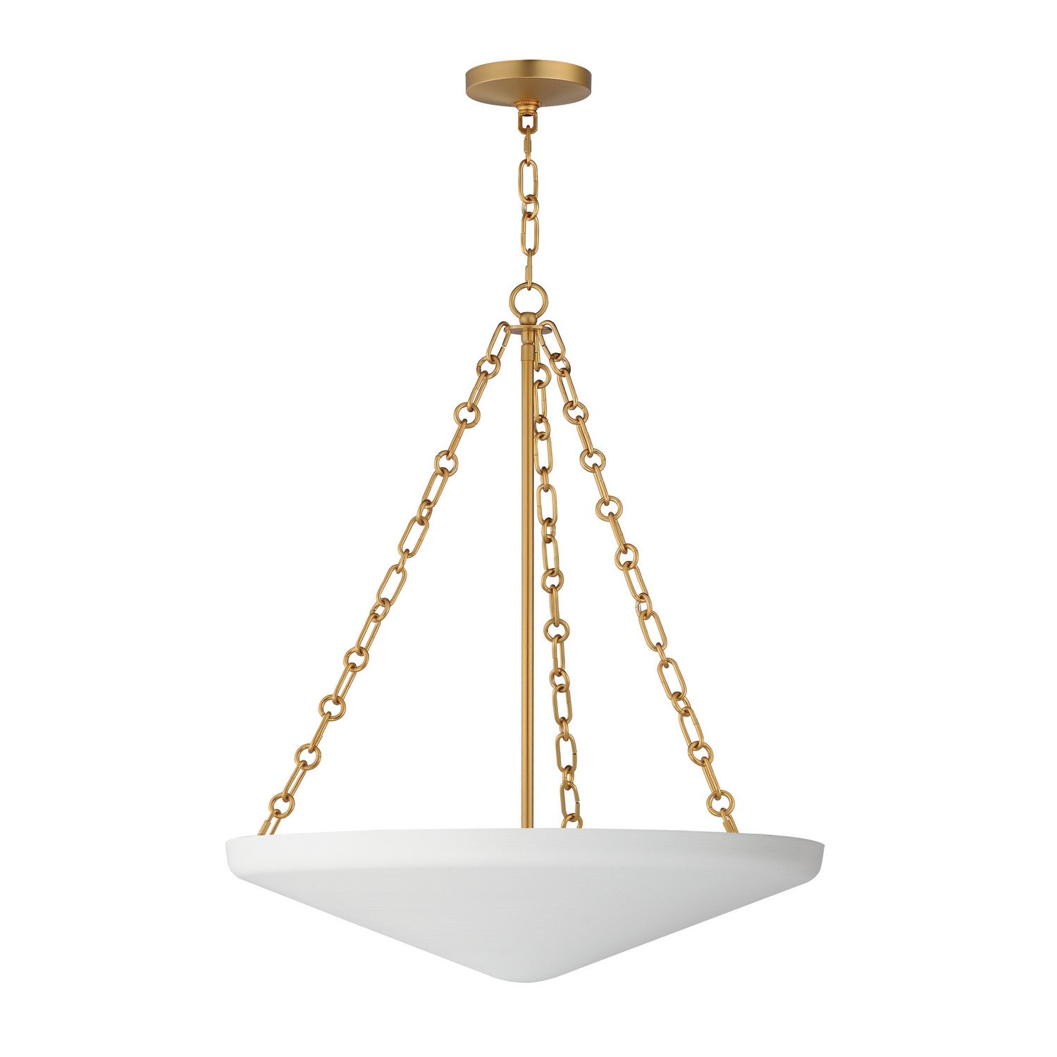 Maxim - 22456WTNAB - Six Light Pendant - Artemis - Natural Aged Brass