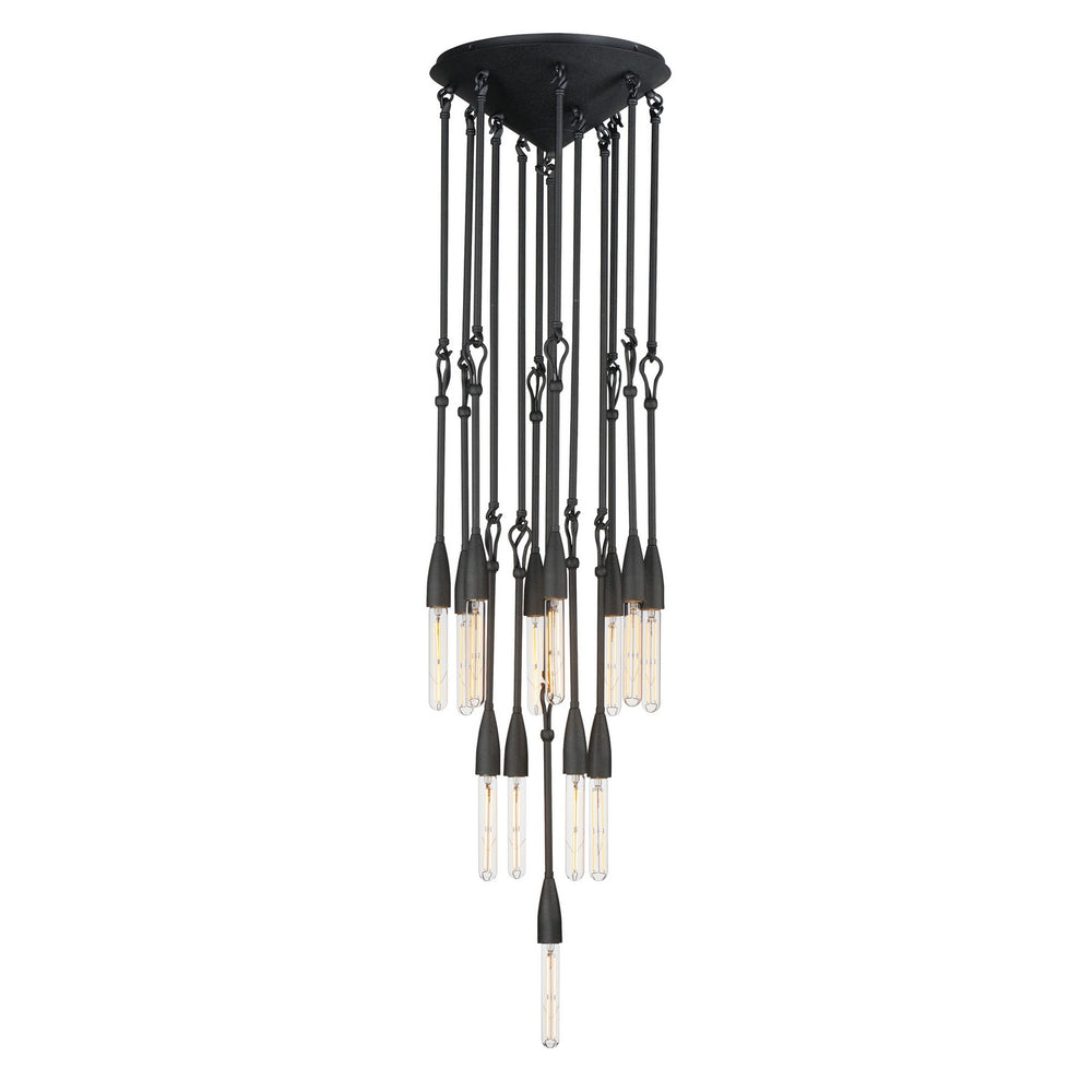 Maxim - 27719AR - 13 Light Pendant - Pioneer - Anthracite